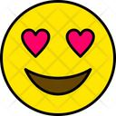 پیش‌نمایش فایل smiling-face-with-heart-eyes-6232266 از پک شکلک‌ها