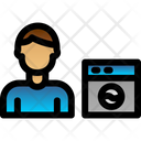 پیش‌نمایش فایل man-doing-laundry-6228817 از پک خانه‌داری