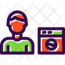 پیش‌نمایش فایل man-doing-laundry-6228726 از پک خانه‌داری
