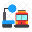 پیش‌نمایش فایل train-stop-7519455 از پک ایستگاه راه‌آهن