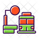 پیش‌نمایش فایل train-stop-7519505 از پک ایستگاه راه‌آهن