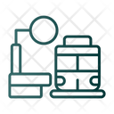 پیش‌نمایش فایل train-stop-7519756 از پک ایستگاه راه‌آهن
