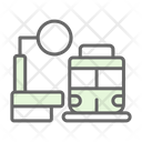 پیش‌نمایش فایل train-stop-7519937 از پک ایستگاه راه‌آهن
