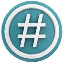 پیش‌نمایش فایل hashtag-sign-8749563 از پک علامت