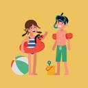 پیش‌نمایش فایل kids-wearing-safety-kit-2762457 از پک ساحل