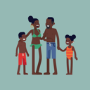 پیش‌نمایش فایل parents-and-young-children-standing-on-beach-side-2762458 از پک ساحل
