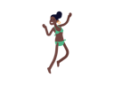پیش‌نمایش فایل girl-dancing-on-the-beach-2880244 از پک مردم در حال لذت بردن از تابستان