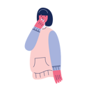 پیش‌نمایش فایل girl-having-flue-9328755 از پک انواع بیماری