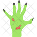 پیش‌نمایش فایل zombie-hand-48 از پک هالووین ۱