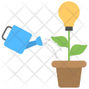 پیش‌نمایش فایل idea-generating از پک مجموعه آیکن تخت موفقیت و فرصت‌ها
