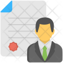 پیش‌نمایش فایل employer-certificate از پک مجموعه آیکن تخت مدیریت پروژه – شماره ۲