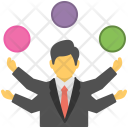 پیش‌نمایش فایل multitasking-skills-1 از پک مجموعه آیکن تخت مدیریت پروژه – شماره ۲