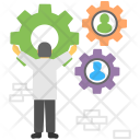 پیش‌نمایش فایل team-building-1 از پک مجموعه آیکن تخت مدیریت پروژه – شماره ۲