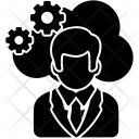 پیش‌نمایش فایل cloud-network-administrator از پک مجموعه آیکن گلیف مدیریت پروژه – شماره ۱