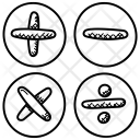 پیش‌نمایش فایل calculation-symbols از پک Mathematics Doodle Icons 
