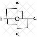 پیش‌نمایش فایل graph-axis از پک Mathematics Doodle Icons 