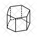 پیش‌نمایش فایل hexagonal-prism از پک Mathematics Doodle Icons 
