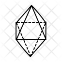 پیش‌نمایش فایل icosahedron-6 از پک Mathematics Doodle Icons 
