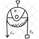 پیش‌نمایش فایل mechanical-pulley از پک Mathematics Doodle Icons 
