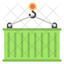 پیش‌نمایش فایل container-lifting از پک مجموعه آیکن تخت حمل‌ونقل – شماره ۱