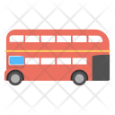 پیش‌نمایش فایل london-bus از پک مجموعه آیکن تخت حمل‌ونقل – شماره ۱