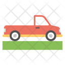 پیش‌نمایش فایل pickup-truck-4 از پک مجموعه آیکن تخت حمل‌ونقل – شماره ۱