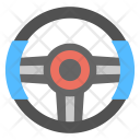 پیش‌نمایش فایل steering-wheel-30 از پک مجموعه آیکن تخت حمل‌ونقل – شماره ۱