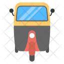 پیش‌نمایش فایل auto-rickshaw-1 از پک مجموعه آیکن تخت حمل‌ونقل – شماره ۲