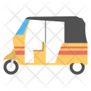 پیش‌نمایش فایل auto-rickshaw-2 از پک مجموعه آیکن تخت حمل‌ونقل – شماره ۲