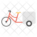 پیش‌نمایش فایل cargo-bike-1 از پک مجموعه آیکن تخت حمل‌ونقل – شماره ۲