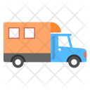 پیش‌نمایش فایل city-truck-1 از پک مجموعه آیکن تخت حمل‌ونقل – شماره ۲