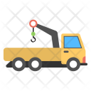 پیش‌نمایش فایل crane-truck-1 از پک مجموعه آیکن تخت حمل‌ونقل – شماره ۲