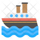 پیش‌نمایش فایل logistic-ship از پک مجموعه آیکن تخت حمل‌ونقل – شماره ۲