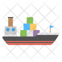 پیش‌نمایش فایل cargo-ship-11 از پک مجموعه آیکن تخت حمل‌ونقل – شماره ۳