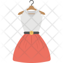 پیش‌نمایش فایل skirt-dress-1 از پک مجموعه آیکن تخت مد – شماره ۱