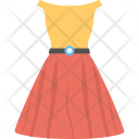 پیش‌نمایش فایل skirt-dress-2 از پک مجموعه آیکن تخت مد – شماره ۲