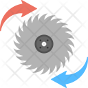 پیش‌نمایش فایل circular-saw-blade از پک مجموعه آیکن تخت ابزارها – شماره ۲