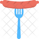 پیش‌نمایش فایل sausage-96 از پک مجموعه آیکن تخت غذا – شماره ۲