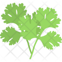 پیش‌نمایش فایل coriander-leaves از پک مجموعه آیکن تخت غذا – شماره ۱