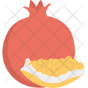 پیش‌نمایش فایل pomegranate-64 از پک مجموعه آیکن تخت غذا – شماره ۱