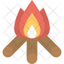 پیش‌نمایش فایل bonfire-28 از پک مجموعه آیکن تخت سفر فضای باز و کمپینگ – شماره ۲