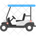 پیش‌نمایش فایل golf-cart-8 از پک مجموعه آیکن تخت سفر فضای باز و کمپینگ