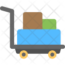 پیش‌نمایش فایل hand-trolley از پک مجموعه آیکن تخت سفر فضای باز و کمپینگ