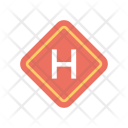 پیش‌نمایش فایل hospital-sign-14 از پک مجموعه آیکن تخت سفر فضای باز و کمپینگ