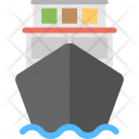 پیش‌نمایش فایل ship-356 از پک مجموعه آیکن تخت سفر فضای باز و کمپینگ