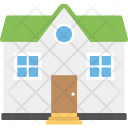 پیش‌نمایش فایل bungalow-23 از پک مجموعه آیکن تخت ساختمان‌ها