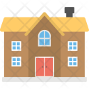 پیش‌نمایش فایل bungalow-24 از پک مجموعه آیکن تخت ساختمان‌ها