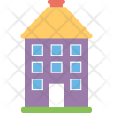 پیش‌نمایش فایل cottage-129 از پک مجموعه آیکن تخت ساختمان‌ها