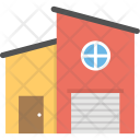 پیش‌نمایش فایل modern-house-2 از پک مجموعه آیکن تخت ساختمان‌ها