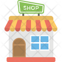 پیش‌نمایش فایل shop-568 از پک مجموعه آیکن تخت ساختمان‌ها